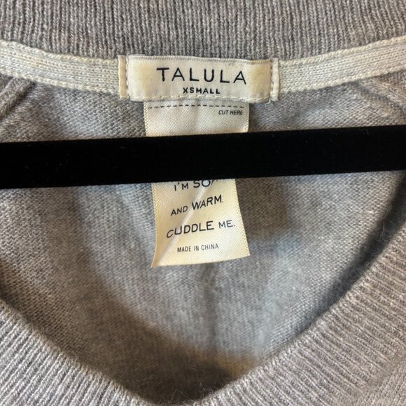 Talula Angora and Cashmere V-Neck Sweater - Picture 3 of 4
